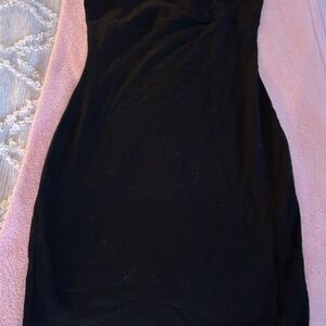 Wild Fable Black Strapless Bodycon Mini Dress